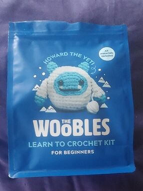 The Woobles Learn to Crochet Kit - Blue